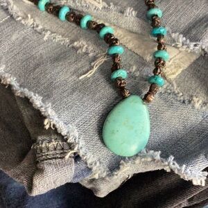 Turquoise Beaded Necklace